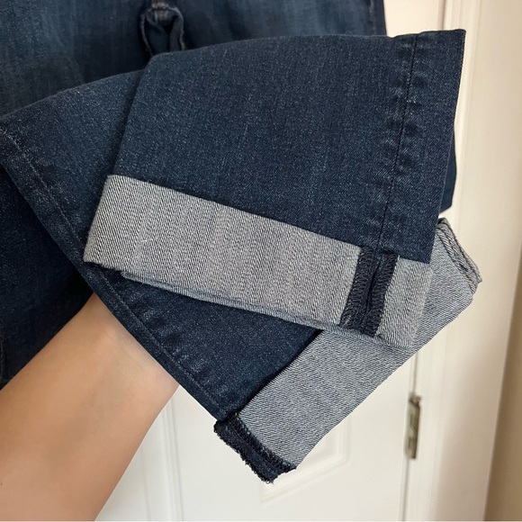 Hudson Bacara Straight Crop Cuffed Jeans in Sere Wash - Picture 3 of 9